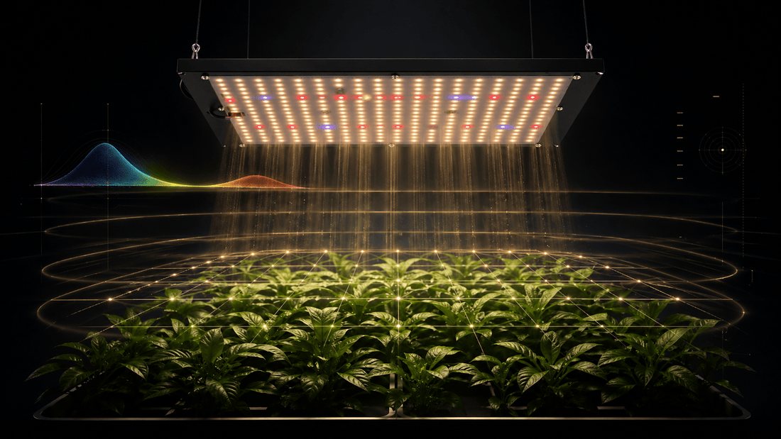 PPFD, DLI, Espectro e Cobertura no Cultivo Indoor - Starlight Grow