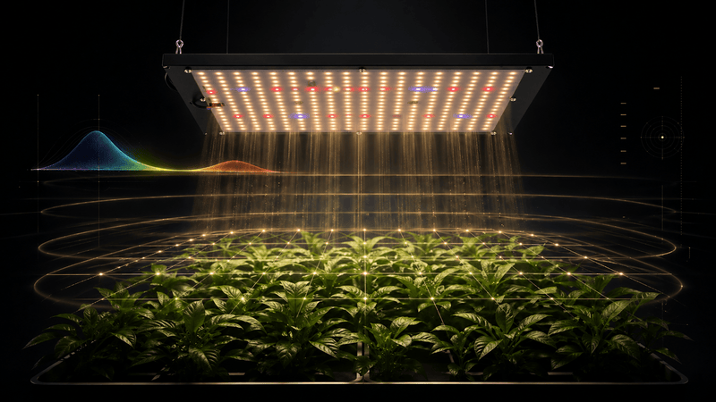 PPFD, DLI, Espectro e Cobertura no Cultivo Indoor - Starlight Grow